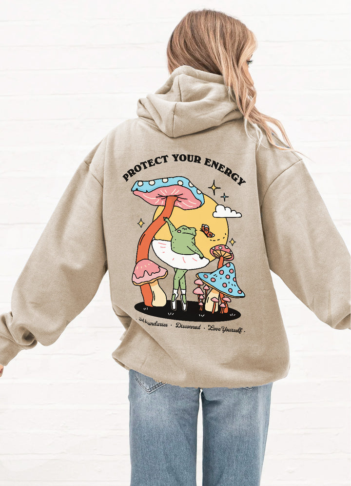'Protect your Energy' Frog Hoodie