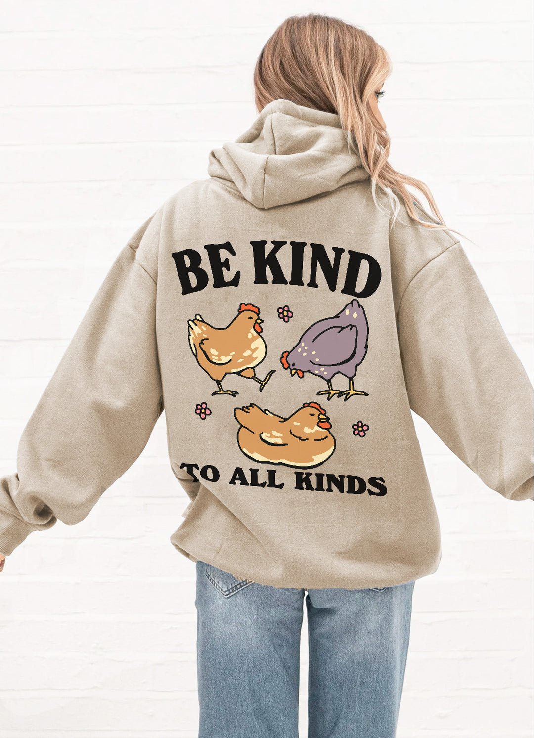 'Be kind' Chicken Hoodie