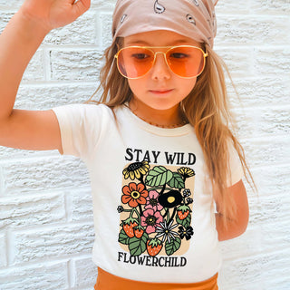 'Stay Wild Flowerchild' Kid's T-shirt