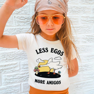 'Less Egos' Kid's Goose T-shirt