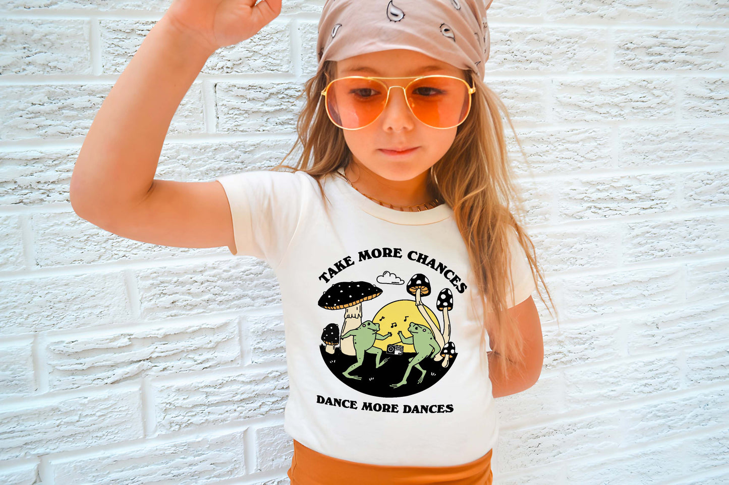 'Take more Chances' Kid's Frog T-shirt
