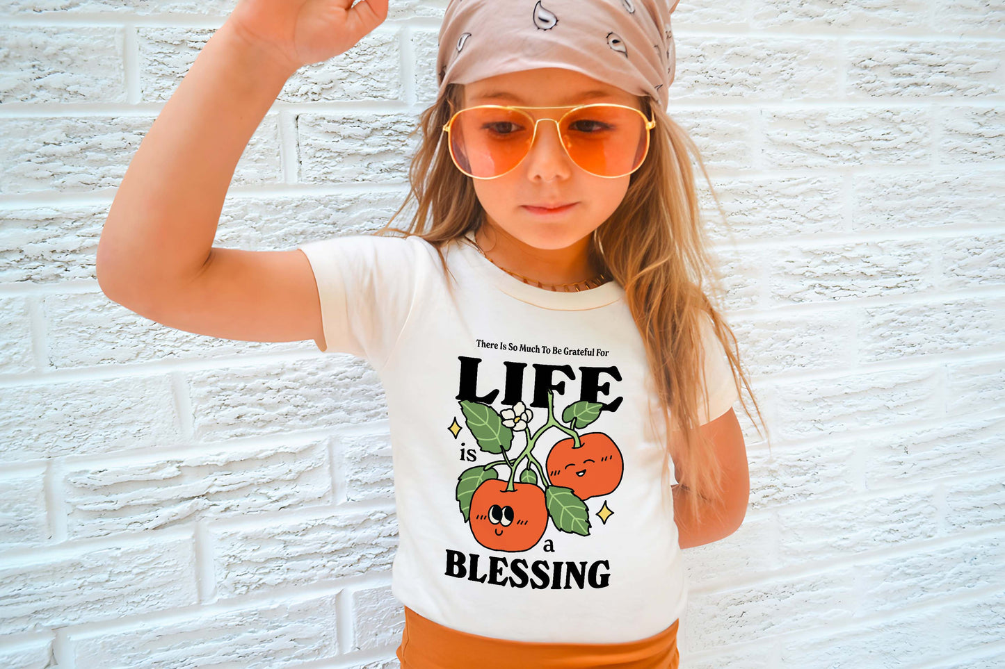 'Life is a Blessing' Kid's T-shirt