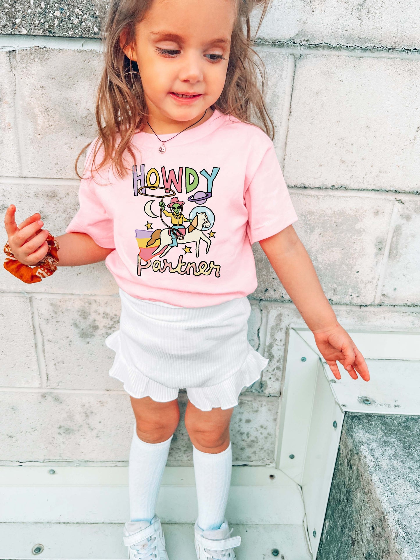 'Howdy Partner' Kid's Alien T-shirt