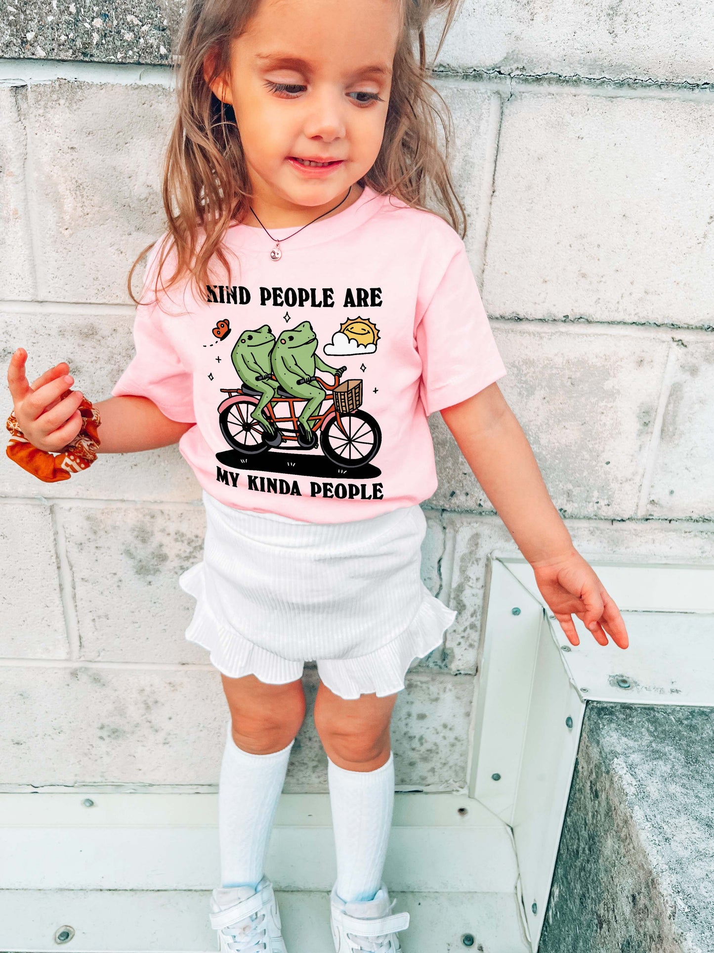 'Kind People are my Kinda People' Kid's Frog T-shirt
