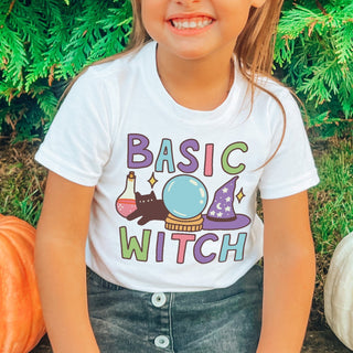 'Basic Witch' Kid's Halloween T-shirt