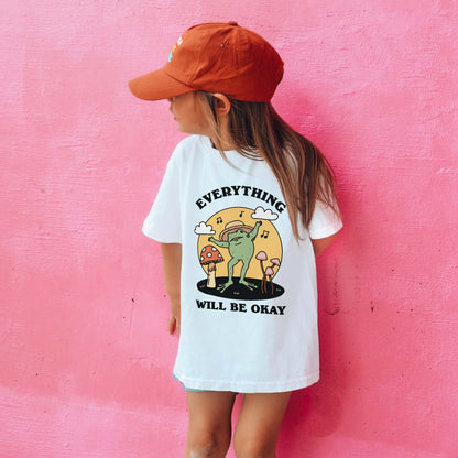 'Everything will be Okay' Kid's Frog T-shirt