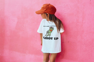 'Giddy Up' Kid's Frog T-shirt