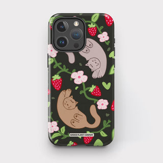 Strawberry Cats Tough Magsafe Phone Case