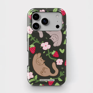 Strawberry Cats Tough Phone Case