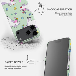 Taste the Flowers Cow Snap Case