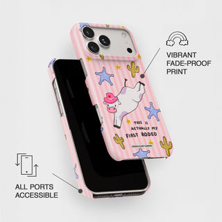 This is my First Rodeo Cow Snap Case