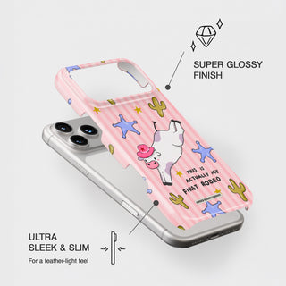 This is my First Rodeo Cow Snap Case