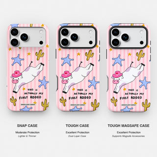 This is my First Rodeo Cow Snap Case