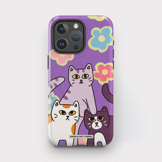 Three Little Cats Tough Magsafe Phone Case