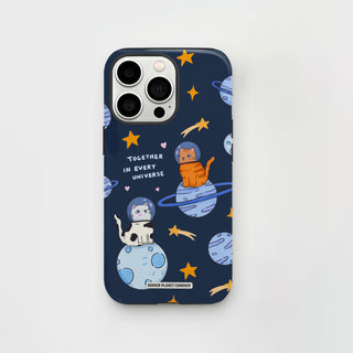 Together In Every Universe Cats Tough Phone Case