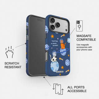 Together In Every Universe Cats Tough Magsafe Case