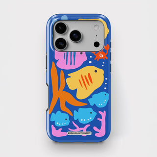 Under the Sea Fishes Tough Phone Case