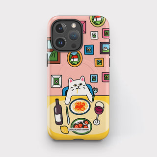 Spaghetti Upsetti Cat Tough Magsafe Phone Case