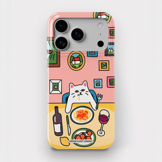 Spaghetti Upsetti Cat Snap Phone Case