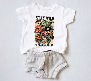 'Stay Wild Flowerchild' Kid's T-shirt