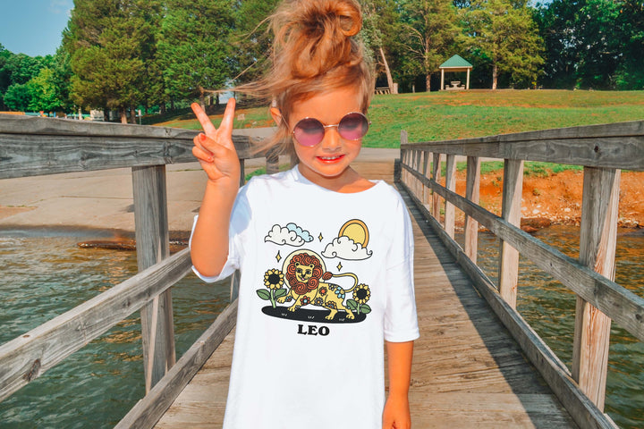 'Leo' Kid's Zodiac T-shirt