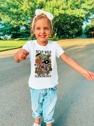 'Stay Wild Flowerchild' Kid's T-shirt