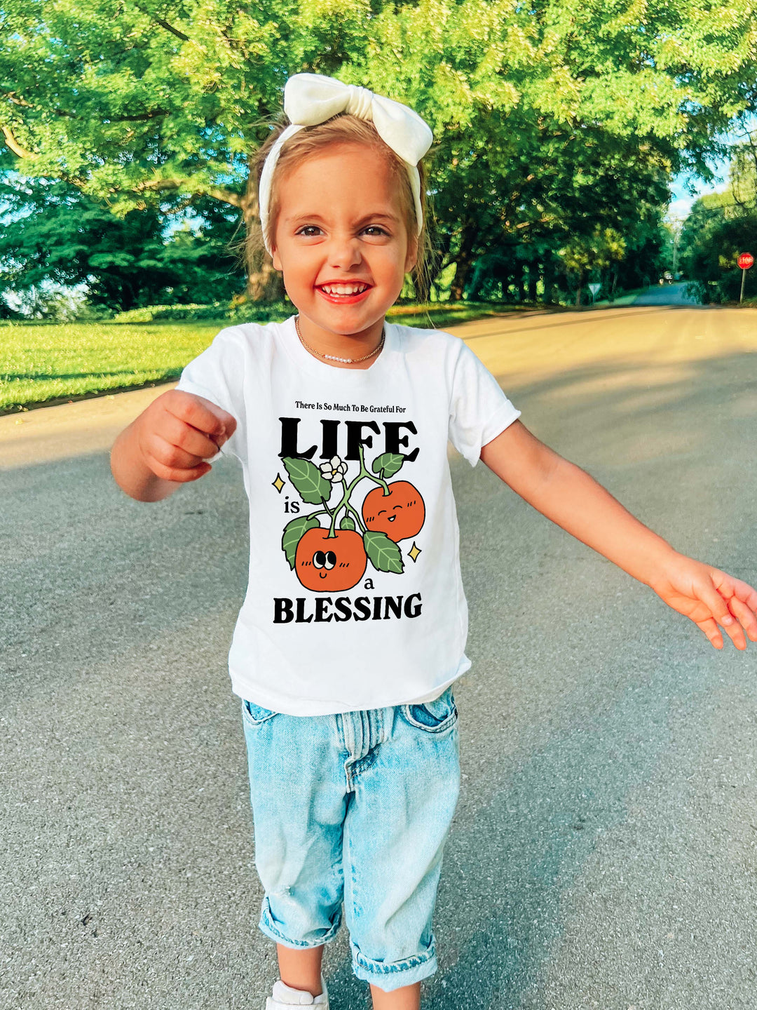 'Life is a Blessing' Kid's T-shirt