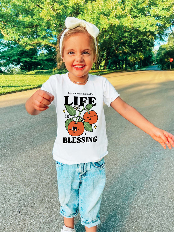 'Life is a Blessing' Kid's T-shirt