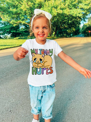 'My Tummy Hurts' Kid's Cat T-shirt