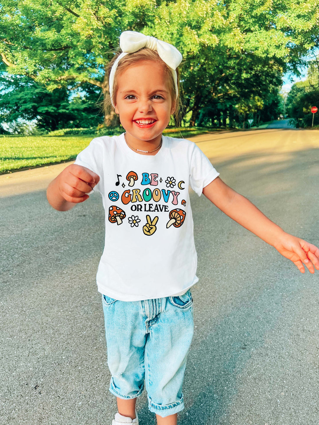 'Be Groovy or Leave' Kid's T-shirt