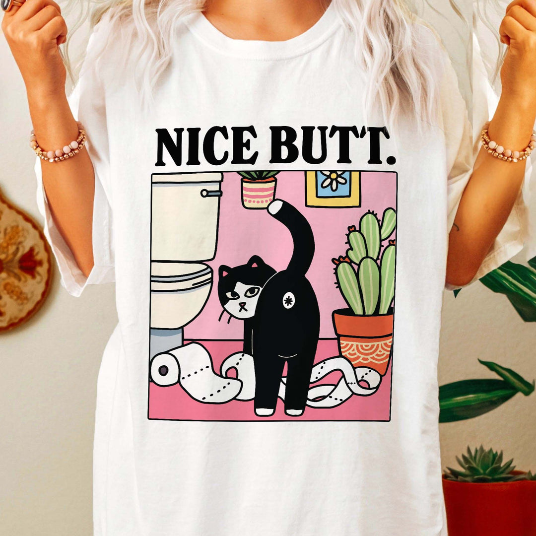 'Nice Butt' Cat Tshirt