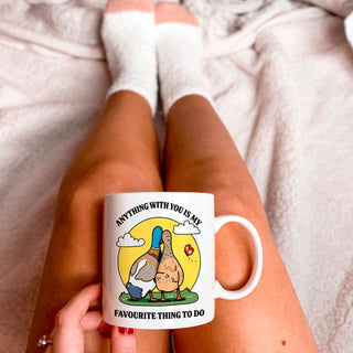 'Anything With You Is My Favourite Thing To Do' Mug