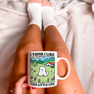 'I like this little life' Dog mug