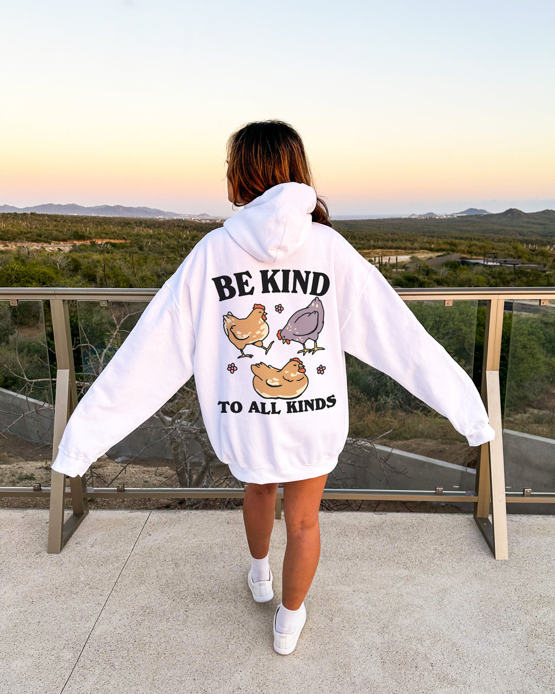 'Be kind' Chicken Hoodie