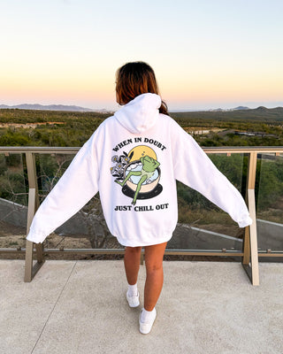 'When in Doubt' Frog Hoodie