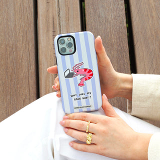 Why does my back hurt? Shrimp Phone Case
