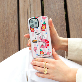 Yes Chef Pink Shrimp Phone Case