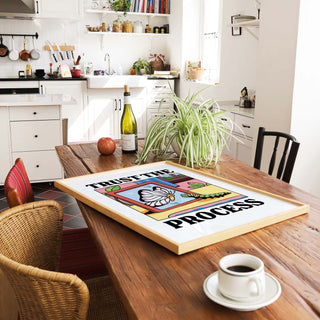 Trust the Process Affirmation Butterfly Print