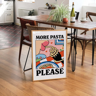 'More Pasta Please' Print