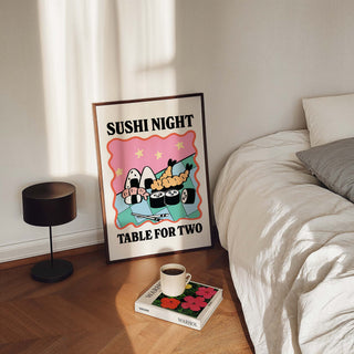 'Sushi Night Table For Two' Print