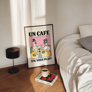 Un Cafe Sil Vous Plait Goose Print