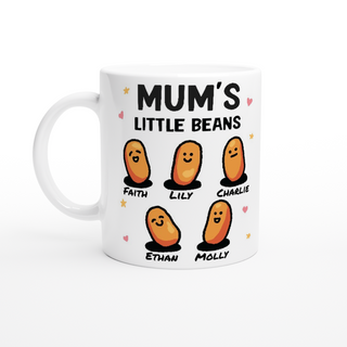 Custom 'Mum's Little Beans' Mug