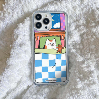 Sleeping Cat Clear Phone Case