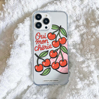 Oui Mon Cherie Clear Phone Case