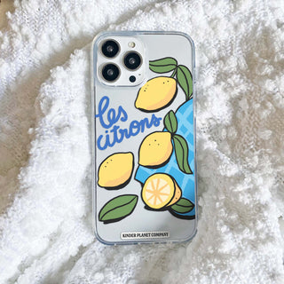 Les Citrons Clear Phone Case