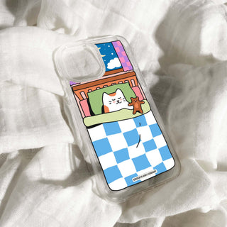 Sleeping Cat Clear Phone Case