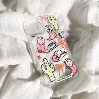 Tres Chic Clear Phone Case