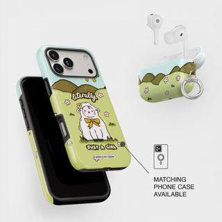 Literally Just A Girl Sheep AirPods Case