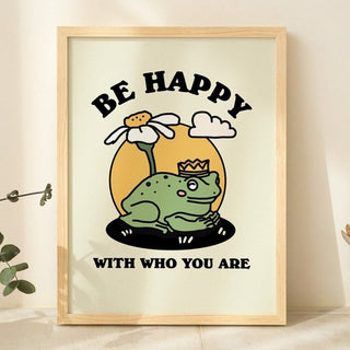 'Be Happy' Print