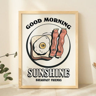 'Good Morning Sunshine' Wall Print